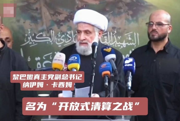 纳伊姆·卡西姆，还是没能逃过去，正式被任命为真主党的新任最高领导。

卡西姆就是