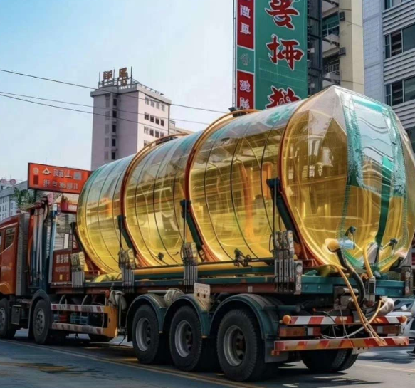这样的油罐车肯定会吸引很多人打卡的