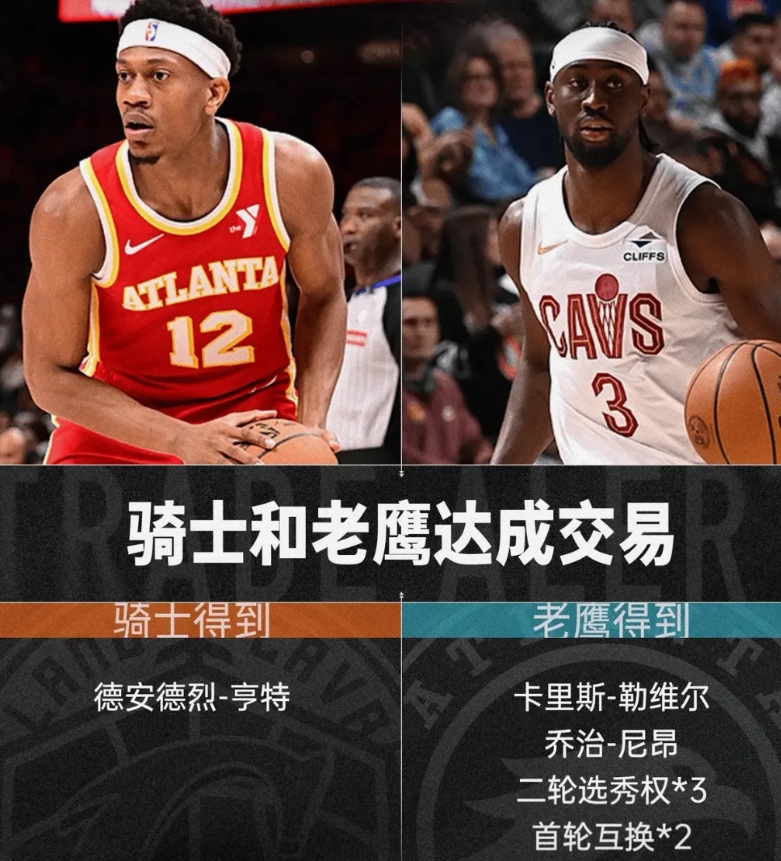 有一说一，交易市场最令人失望的球队非以下五支莫属！

1.老鹰：一波八连败➕多名