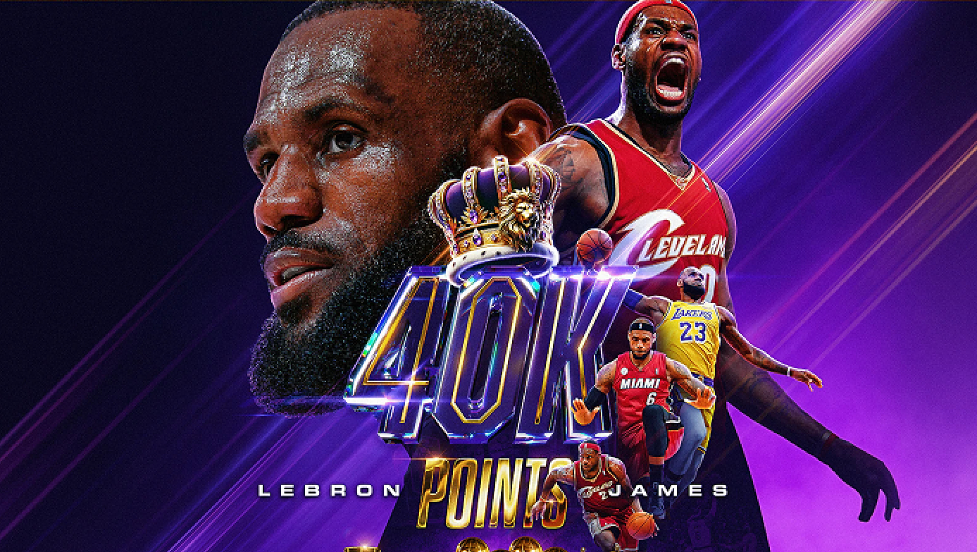 致敬！詹姆斯4万分时刻，不庆祝不欢呼，立刻投入到防守中

NBA常规赛湖人主场大
