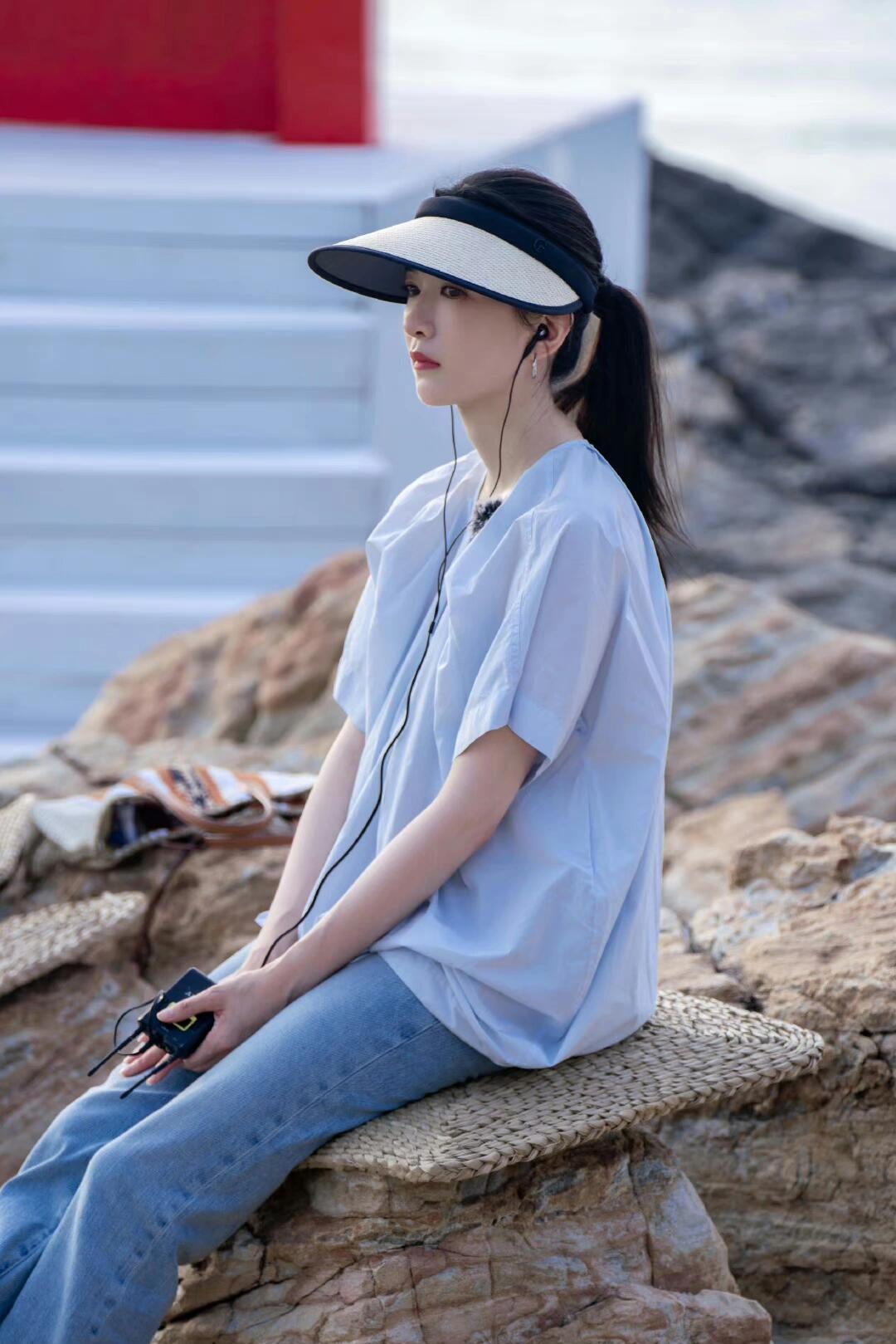 江疏影的妆容有变化，引发热议