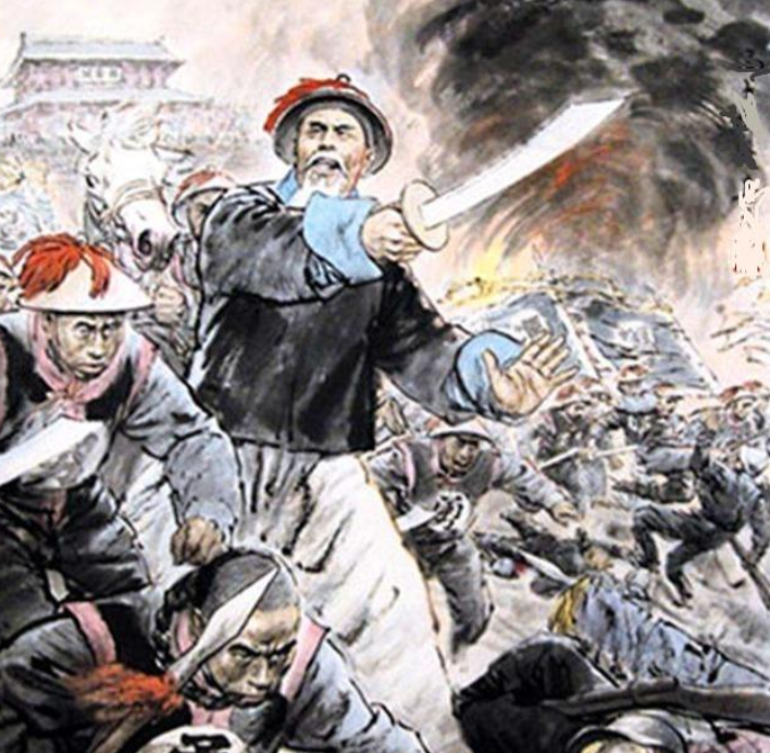 1864年，刘铭传占领太平天国一护王府，见到护王陈坤书，呵斥其垂手领罪，陈坤书却