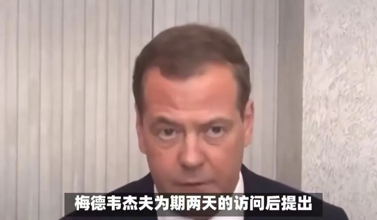 梅德韦杰夫终于发言了
