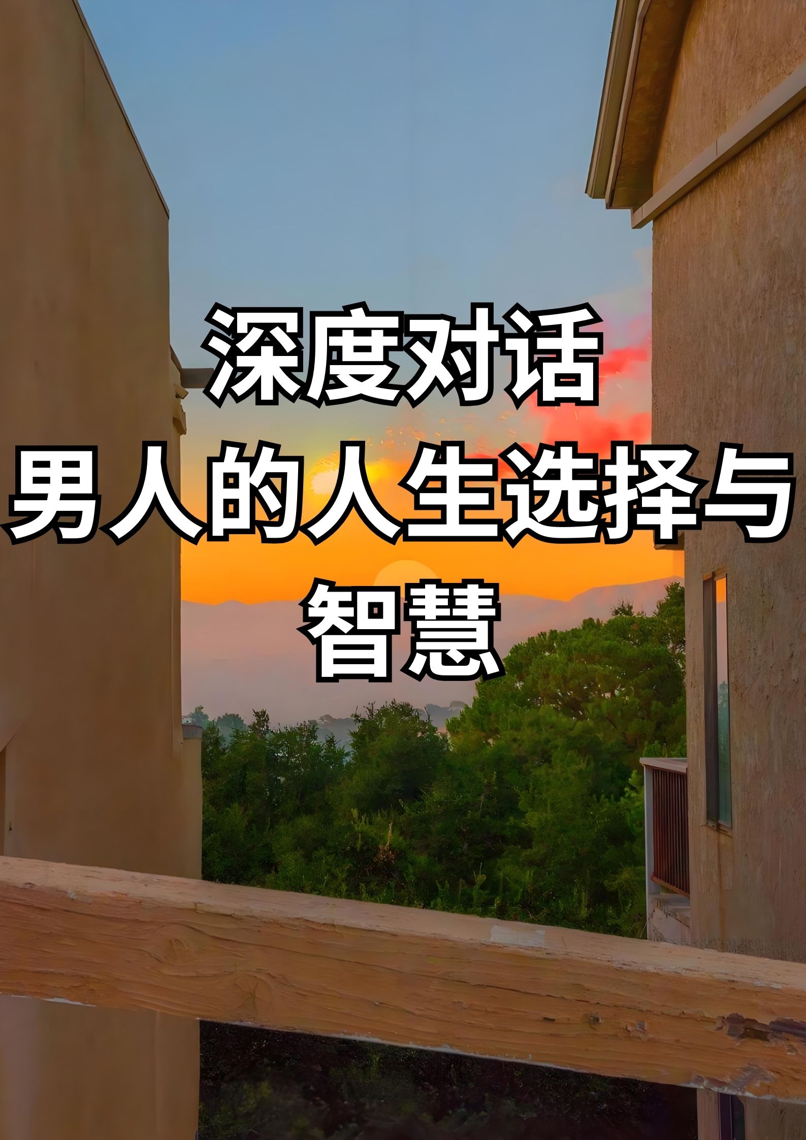 深度对话，男人的人生选择与智慧。