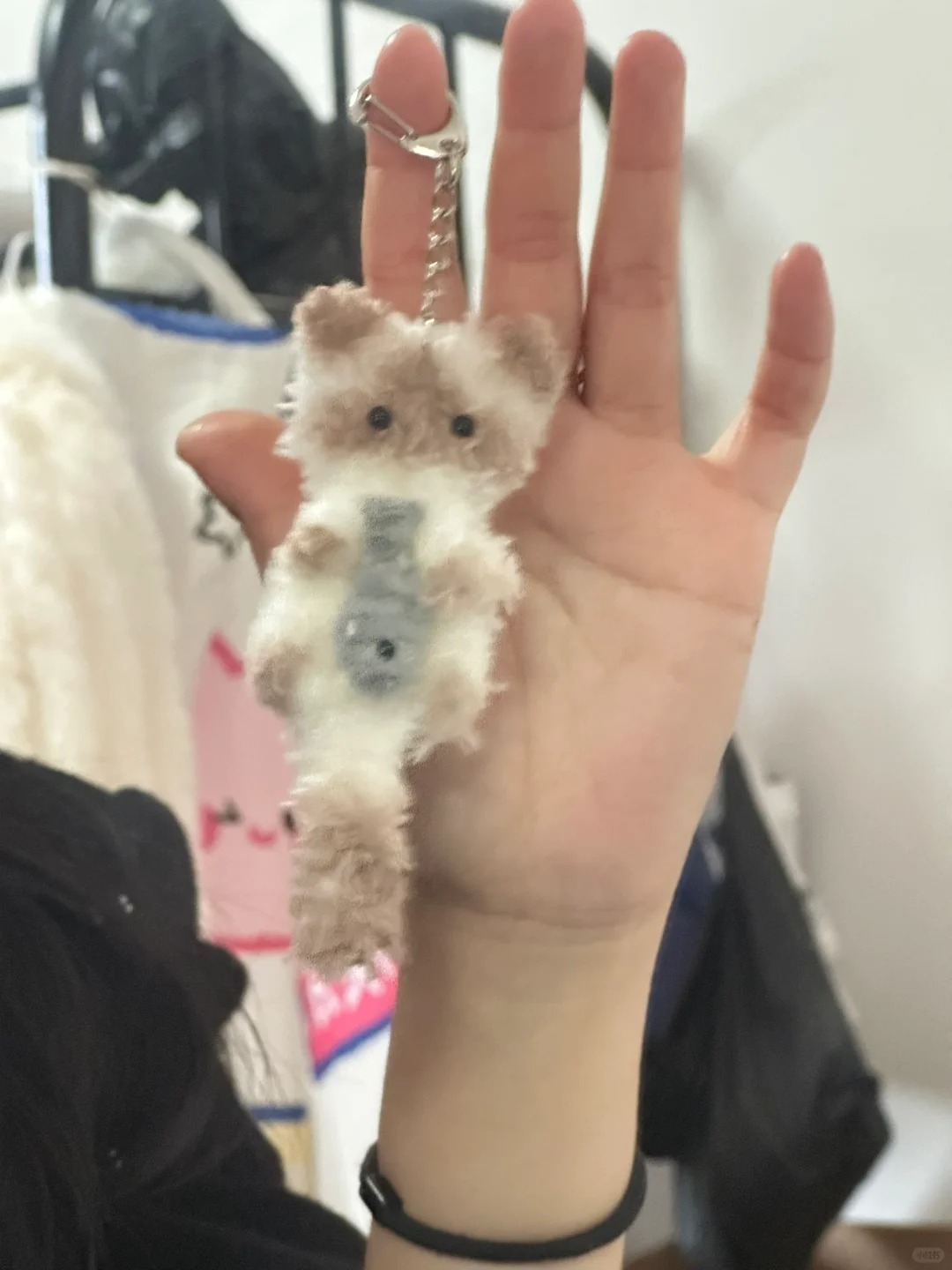 掌心里的猫猫系列~~它们真的有点乖！
小小的一只太可爱啦！哈哈哈想着做大只的猫猫
