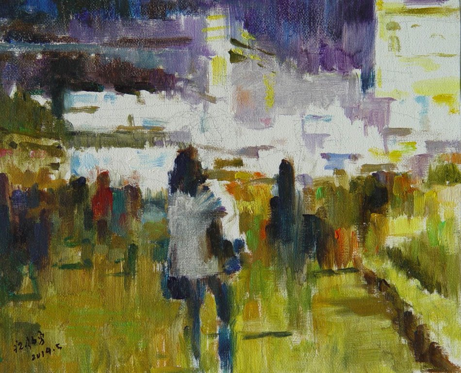 画家祝锡勇《夜色》系列油画作品，太美了  