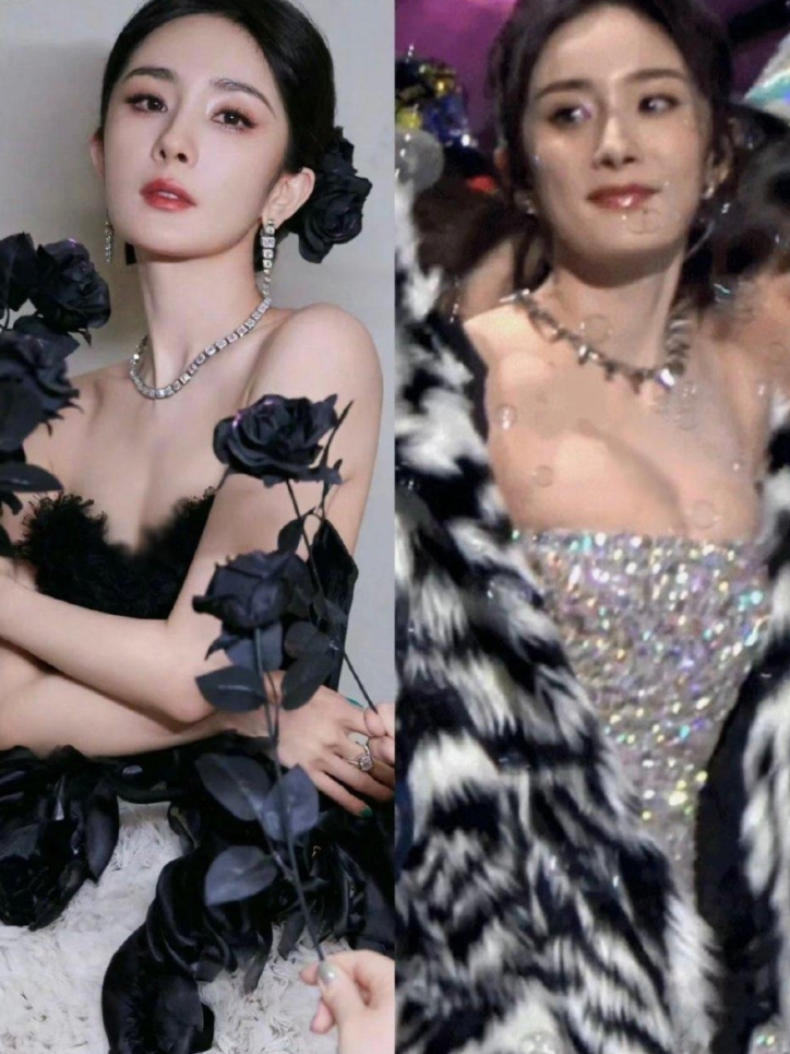 杨幂生图看起来更饱满一些