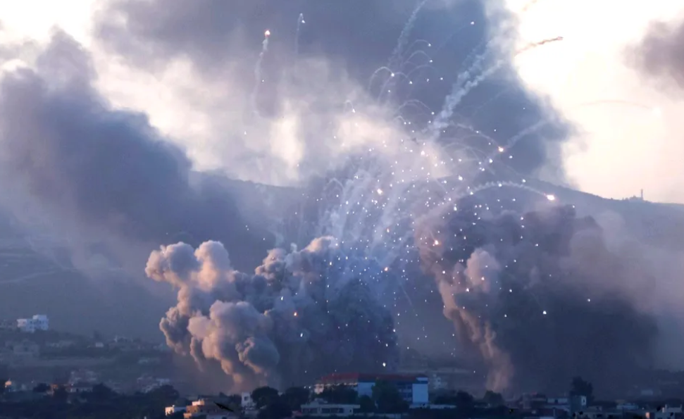 黎巴嫩卫生部“以色列在23日空袭黎巴嫩造成的死亡人数上升到492人死亡、1645