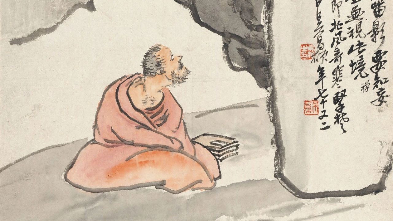 历代名家达摩图画中的禅意与力量