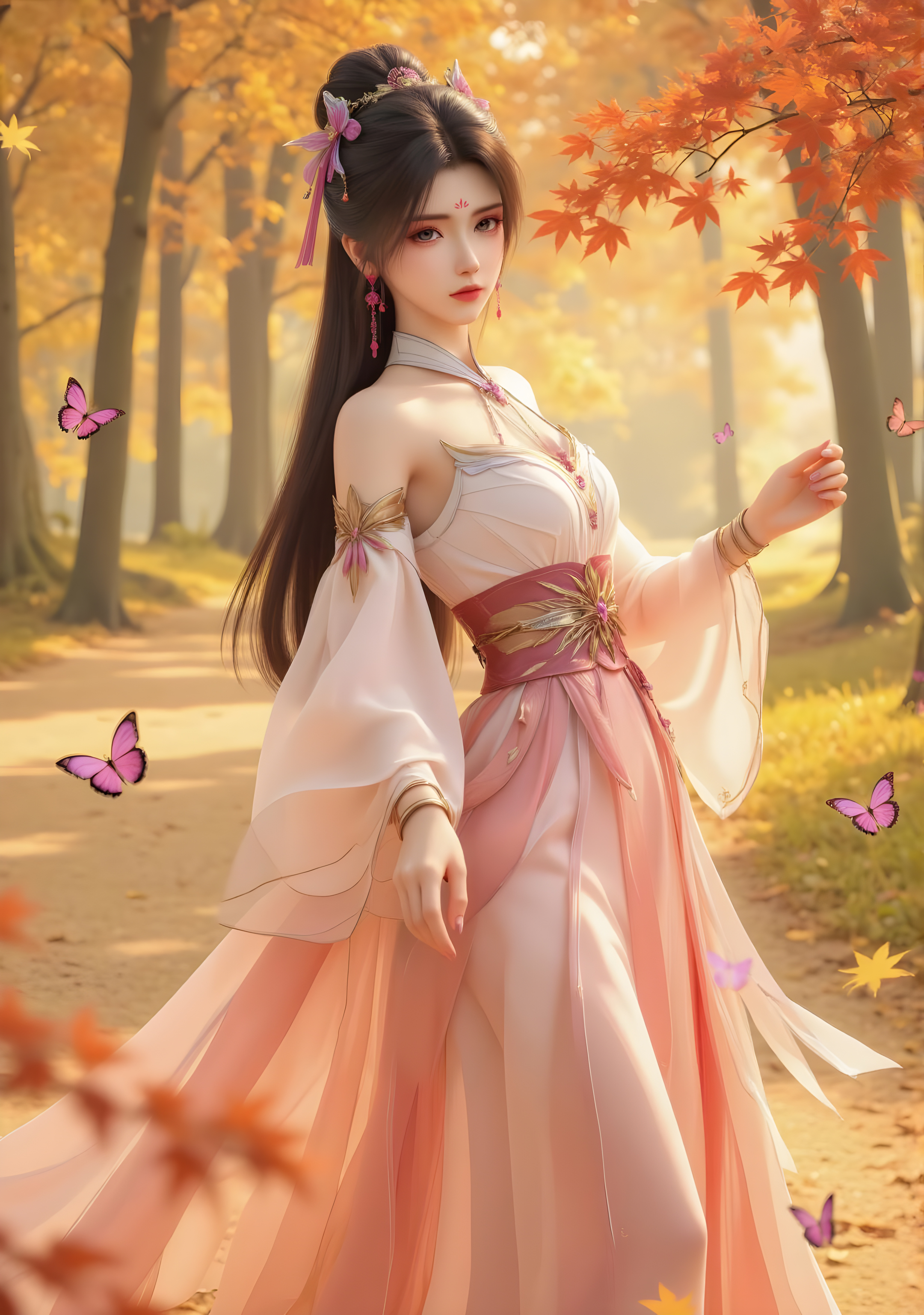 《神墓》梦可儿高清美图/壁纸：在天道中陨落，在灭天后转世！
