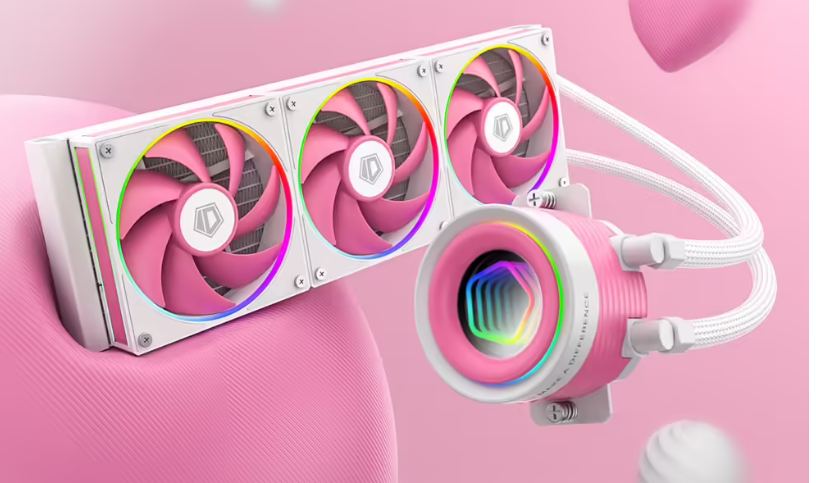 酷凛  霜界 360 ARGB 粉色限定版一体式 CPU 水冷散热器369 元