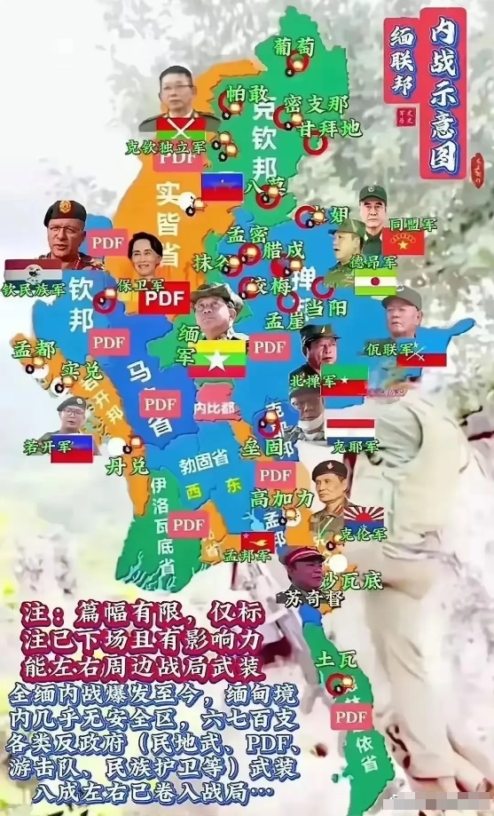 别再想果敢同盟军能统治缅甸，能维持现在这个局面已经相当不错。

缅族人在缅甸占了