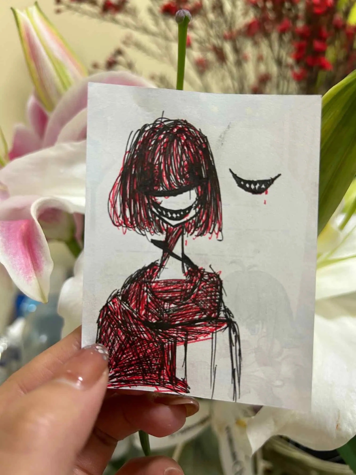 我家姑娘画的画稀奇古怪