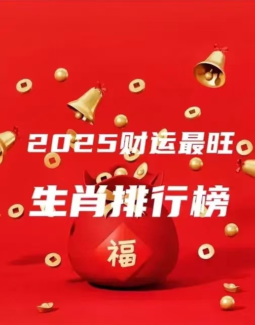 ​2025财运最旺的生肖榜，一定要知道，早接早享福！