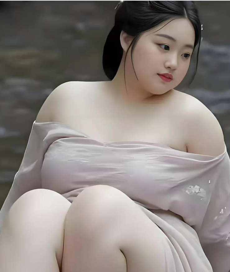 小胖妹笑语盈盈，虽常听减肥之劝，却也乐观豁达。遥想大唐以丰腴为美，不禁心生遐想，