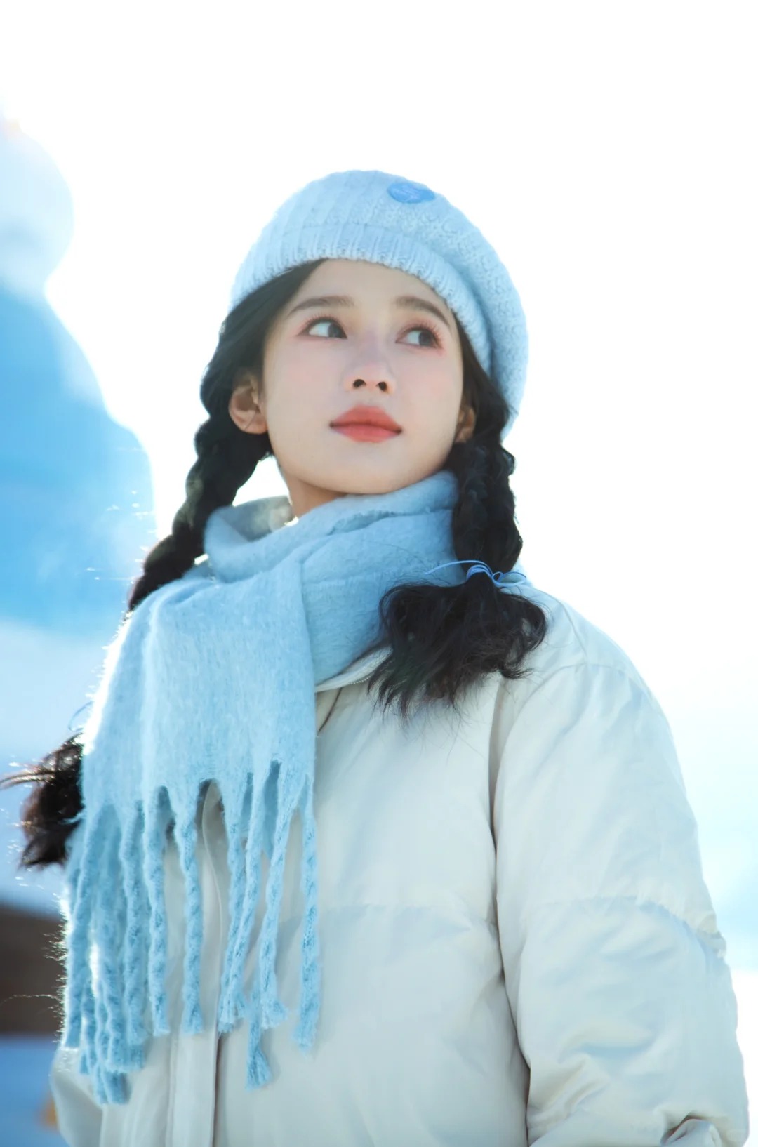 💙
在雪地里走走❄️