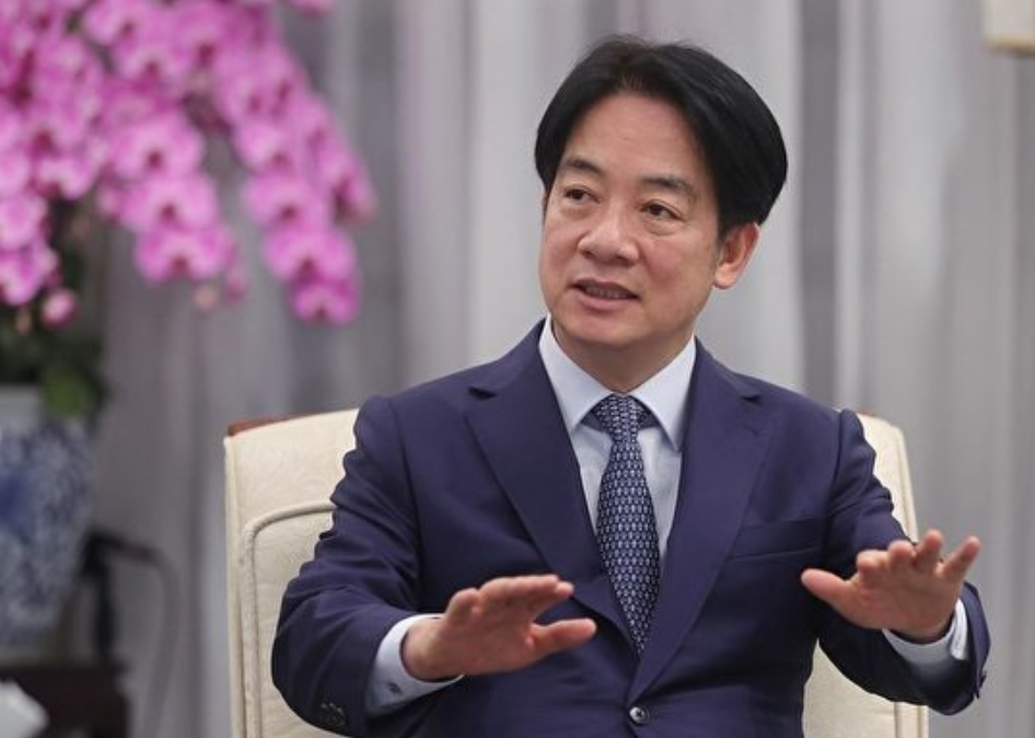 赖清德近日接受媒体采访时质问，如果“并吞台湾”只是为了领土完整，中国为什么不拿回