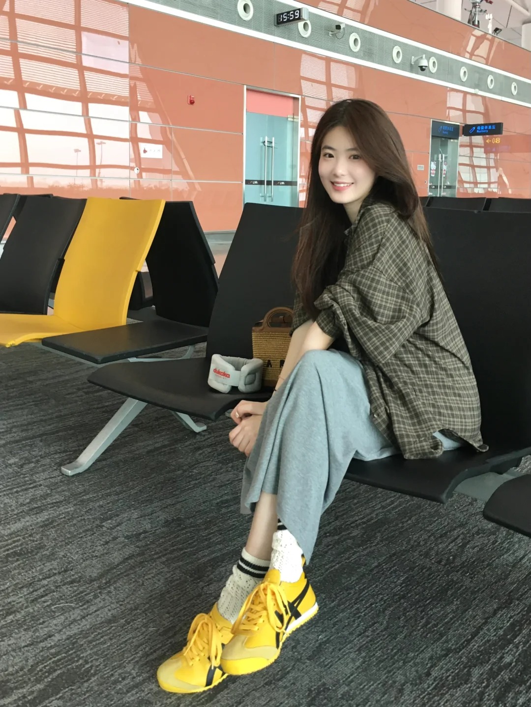 机场舒服look✈️