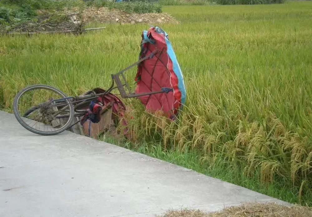 事情闹大了！河南，村民驾驶两轮摩托车经过某路段，没注意到停在路边的农用三轮车，砰