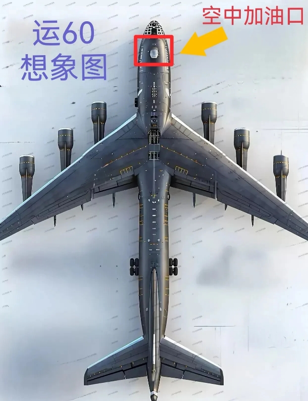运60设计想象图！参数：时速958公里/小时，飞行高度12800米，续航能力13