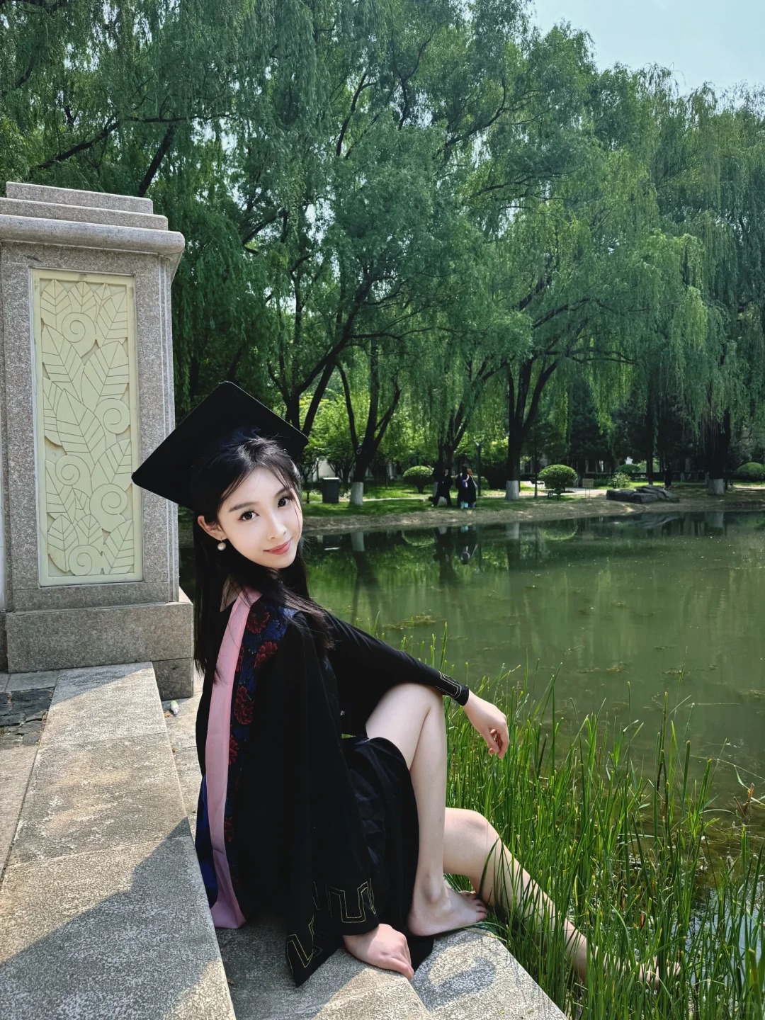 甄嬛同款戏水姿势