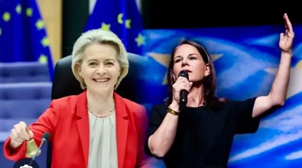 【两个最反华的德国女政客重新站队，慕尼黑安全平台主谈经贸】德国外长贝尔伯克，欧盟