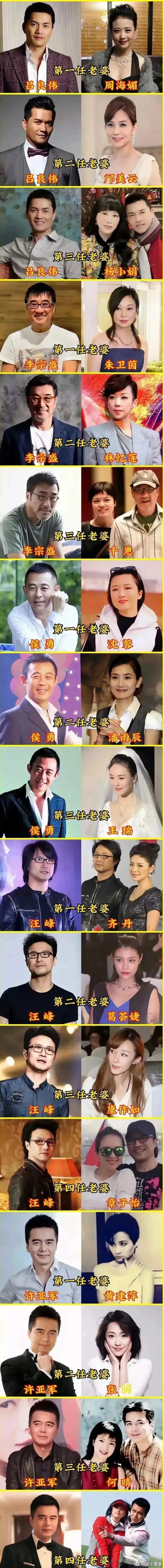 他们应该是娱乐圈结婚最多的