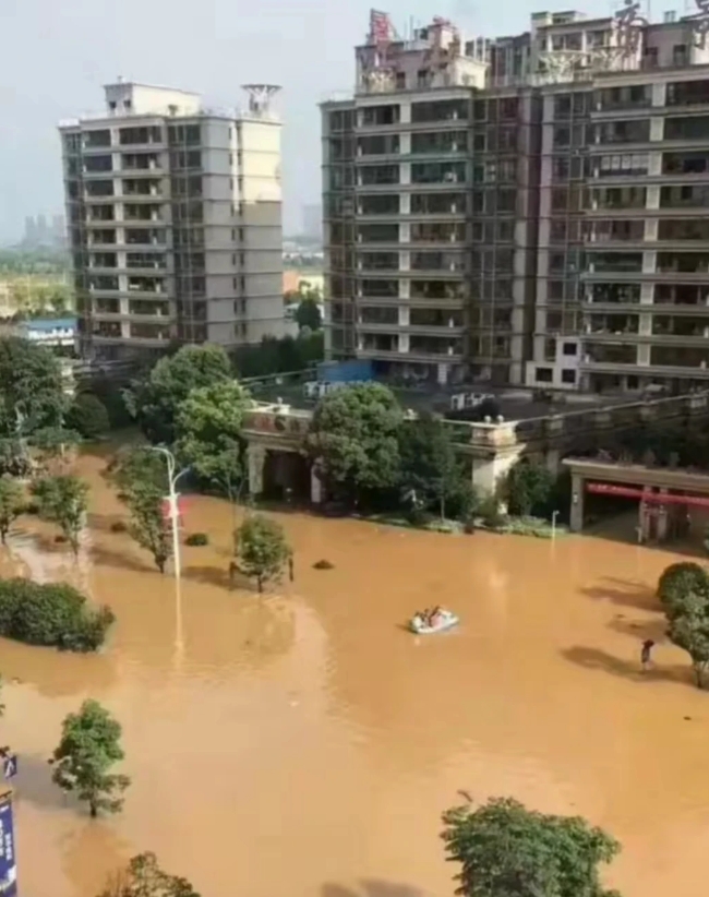 暴雨下的人心慌，道路顷刻成汪洋，自然灾害每年有，可怜民众哭断肠。