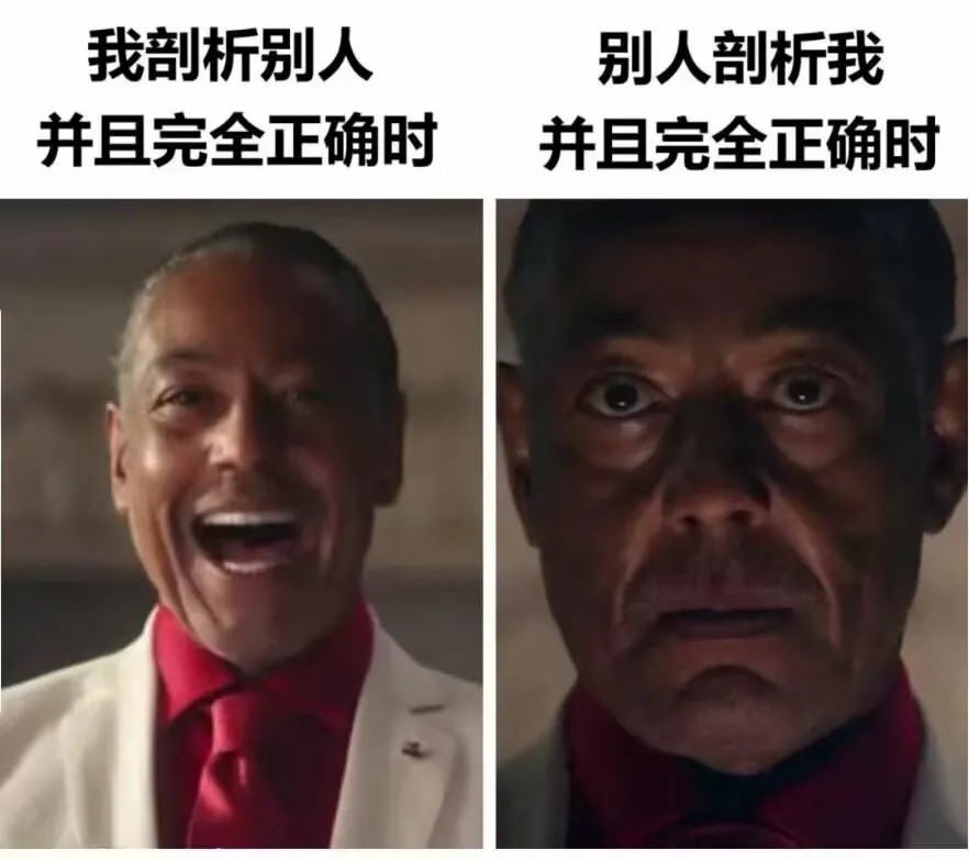 我剖析别人并且完全正确时