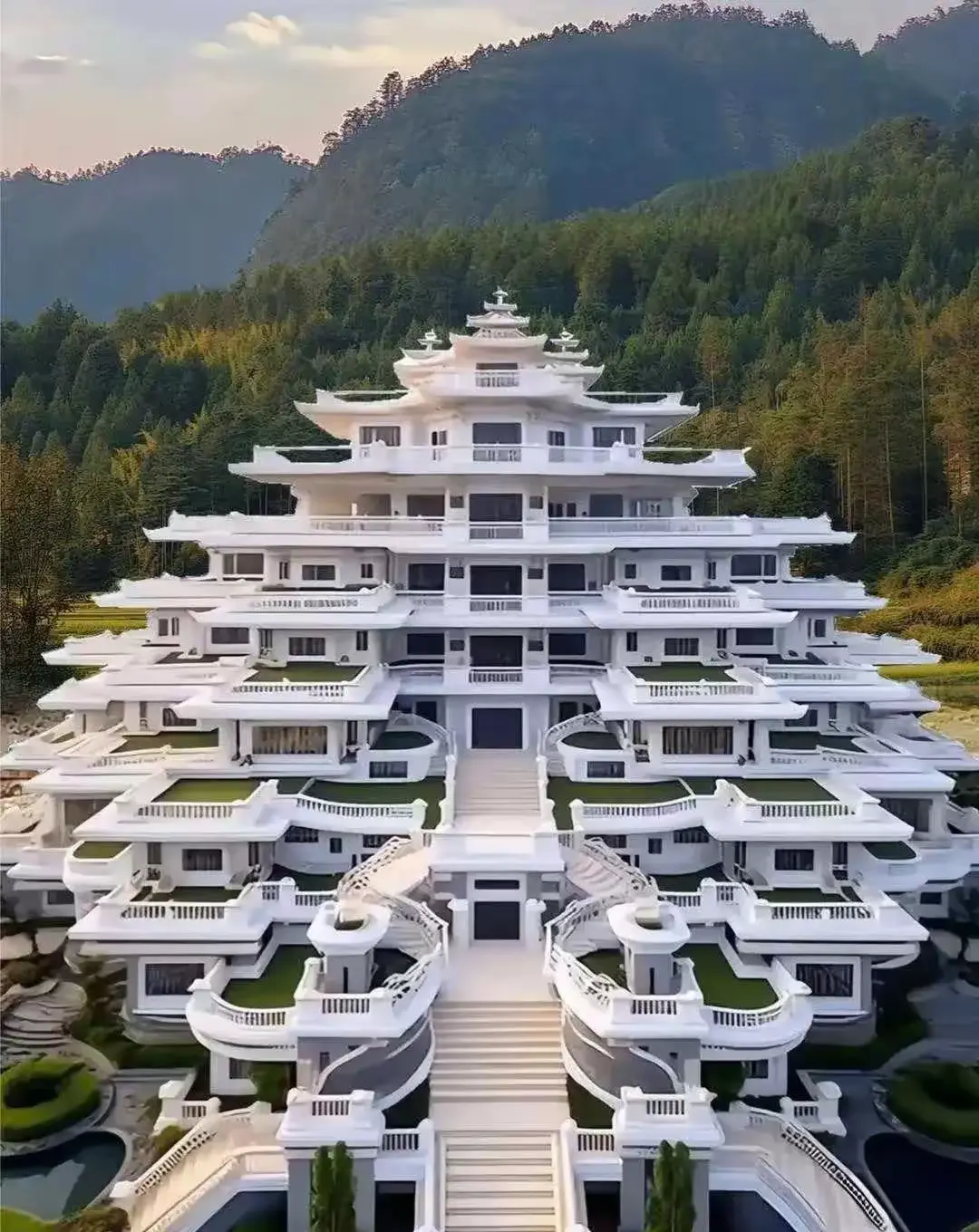 盖一幢这样的房子，你们说得准备多少钱的预算？