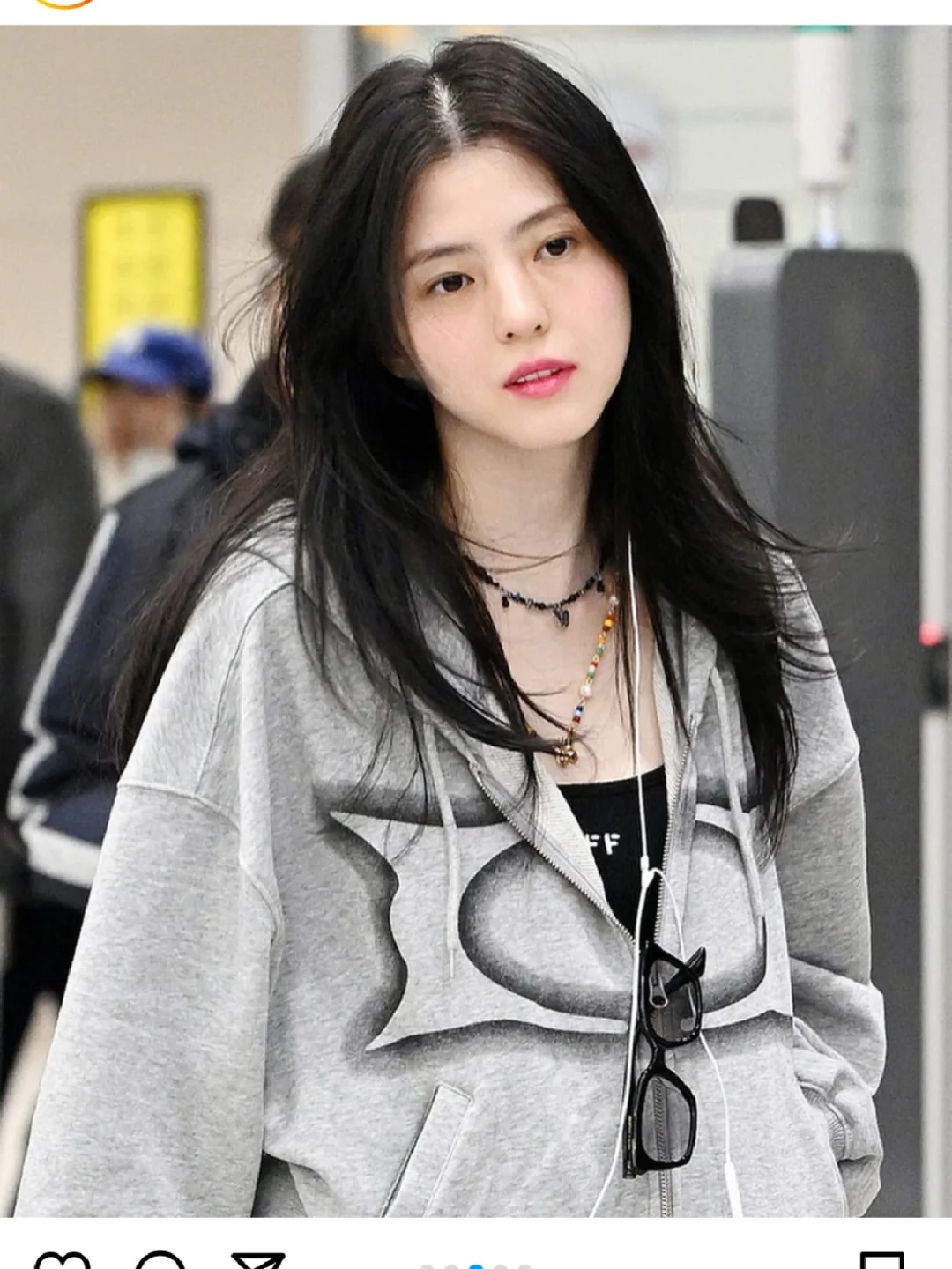 我姐虽然很累，但是她还是化妆了，笑着对每个人
韩素希你超棒，好好休息啊