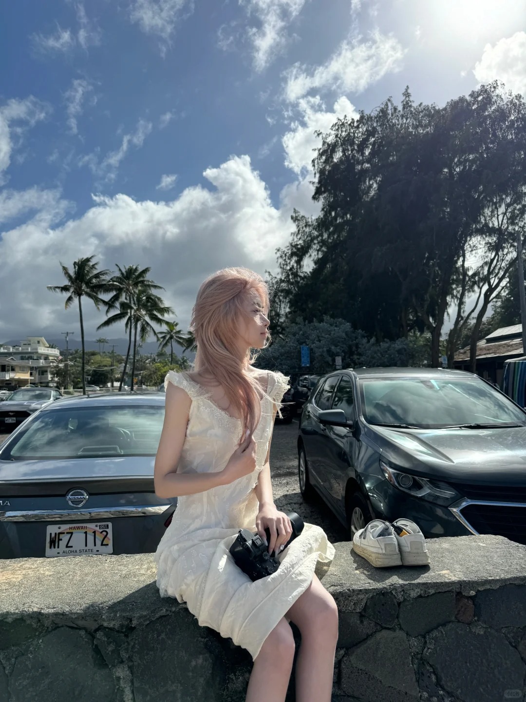 好喜欢Lanikai的白沙滩！！qq
像果冻一样好漂亮好漂亮的海😭下次我要去爬