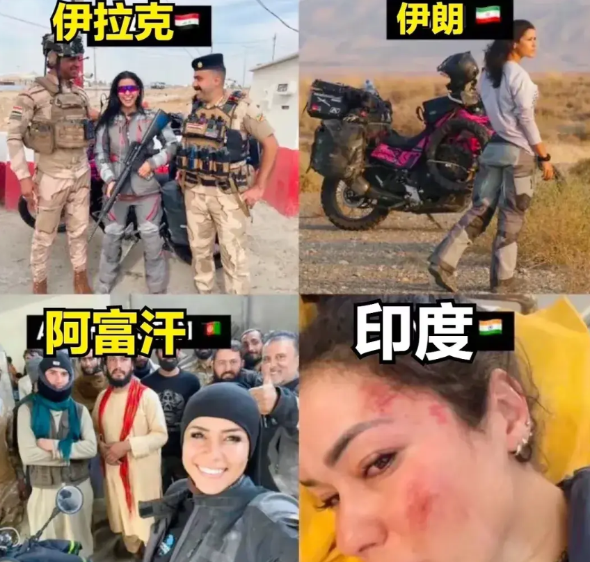 在印度被7个人轮流“服务”的西班牙女网红来中国旅游，却很不自重！在印度不拍厕所，