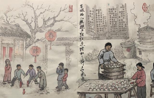谁画的春节？太美了！