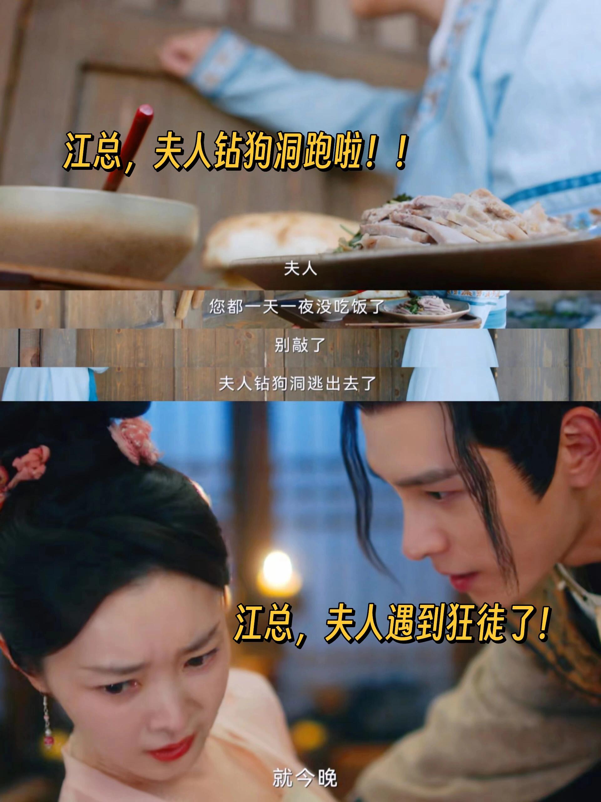 江总！夫人钻狗洞逃啦！颜心记台词好癫好爱