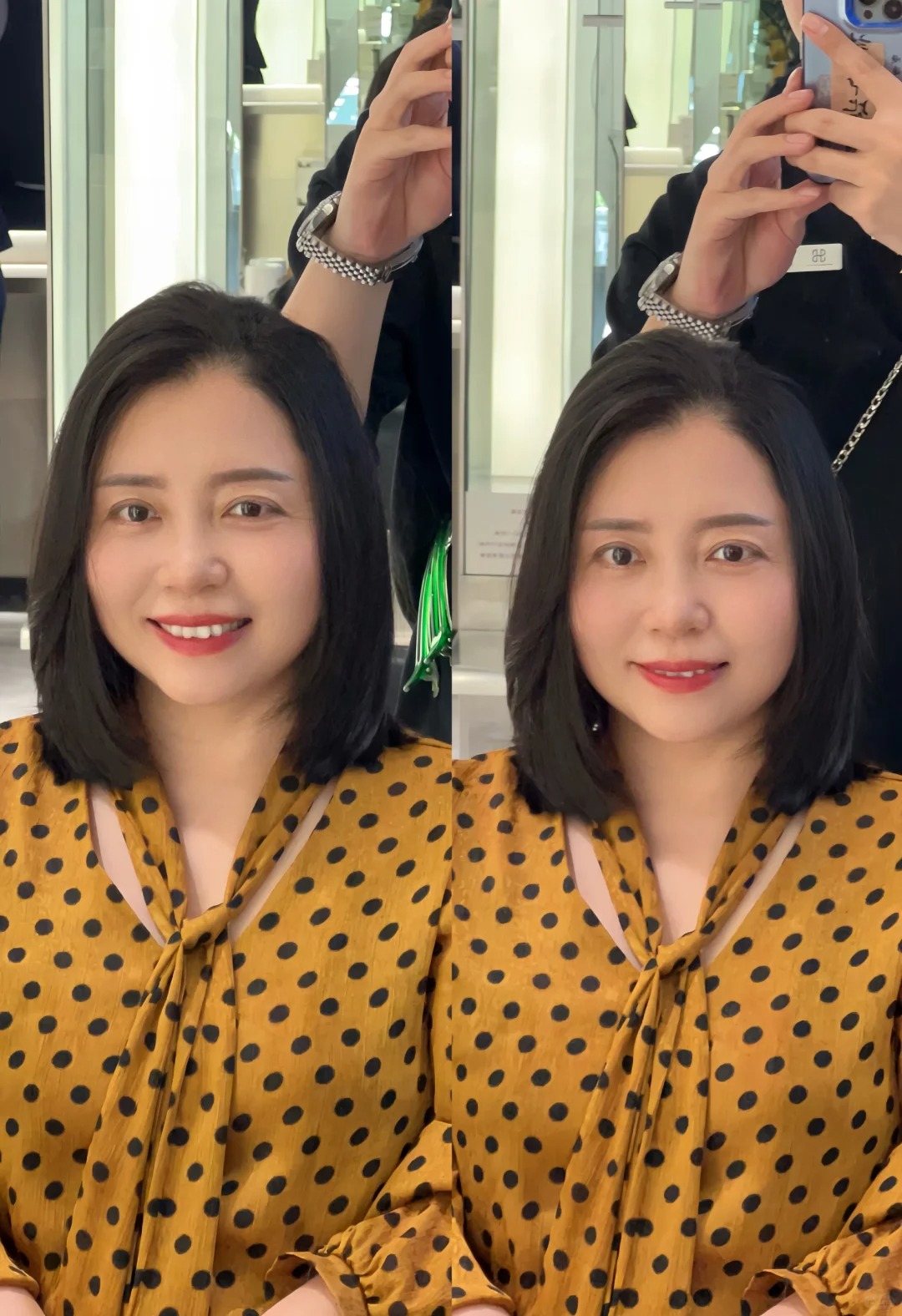 减龄锁骨发型