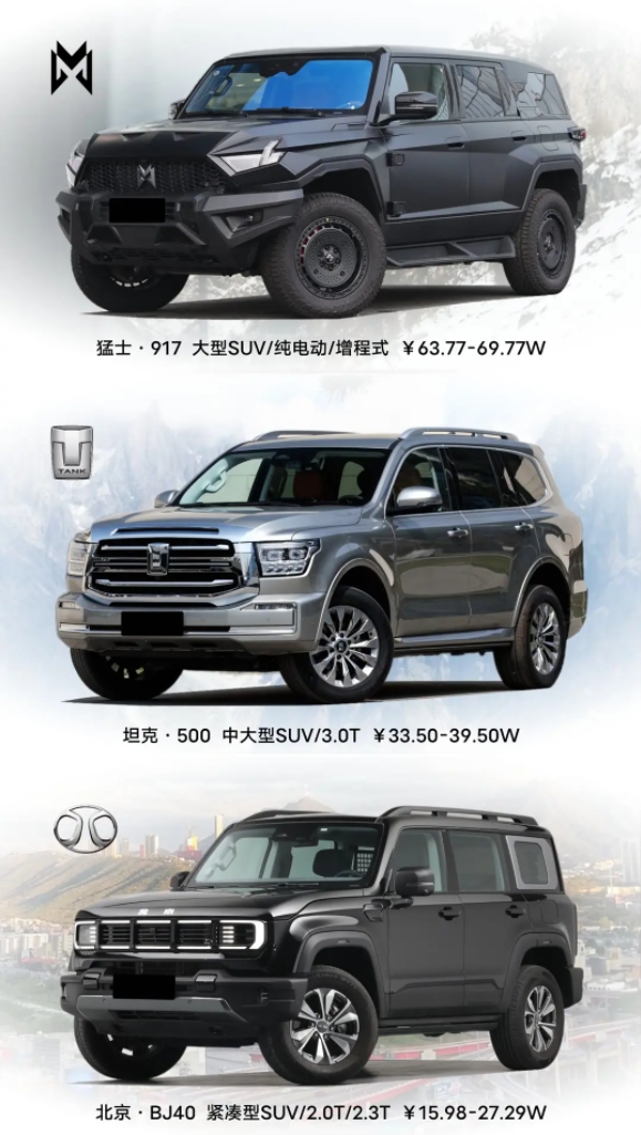 盘点18款颜值超高的国产越野SUV，来看看谁才是你的最爱?
