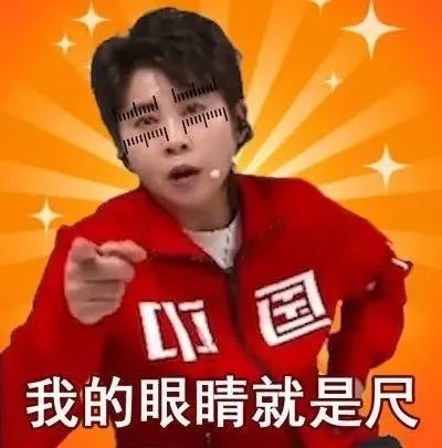 我的眼睛就是尺