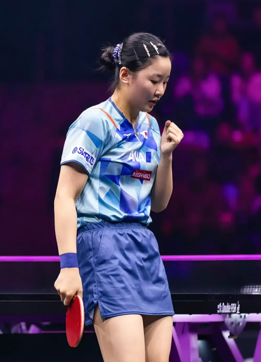 张本美和：凭一己之力“挑战”中国女乒！

1、法兰克福赛 4 强：王艺迪，陈幸同