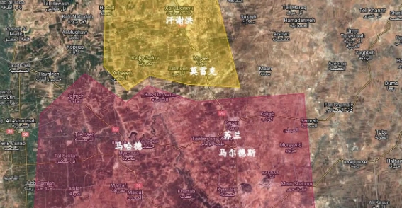 在阿勒颇方面:土耳其仆从军和HTS汇聚在城市东郊机场附近；以及城市北部的谢赫纳贾