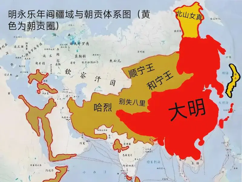 明朝朝贡图一览
