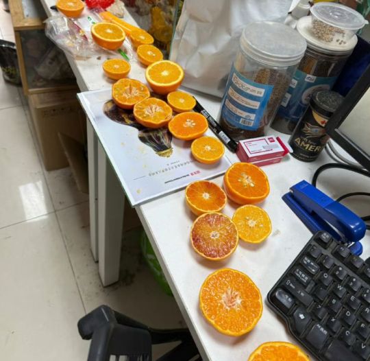 切个水果真是稀奇！