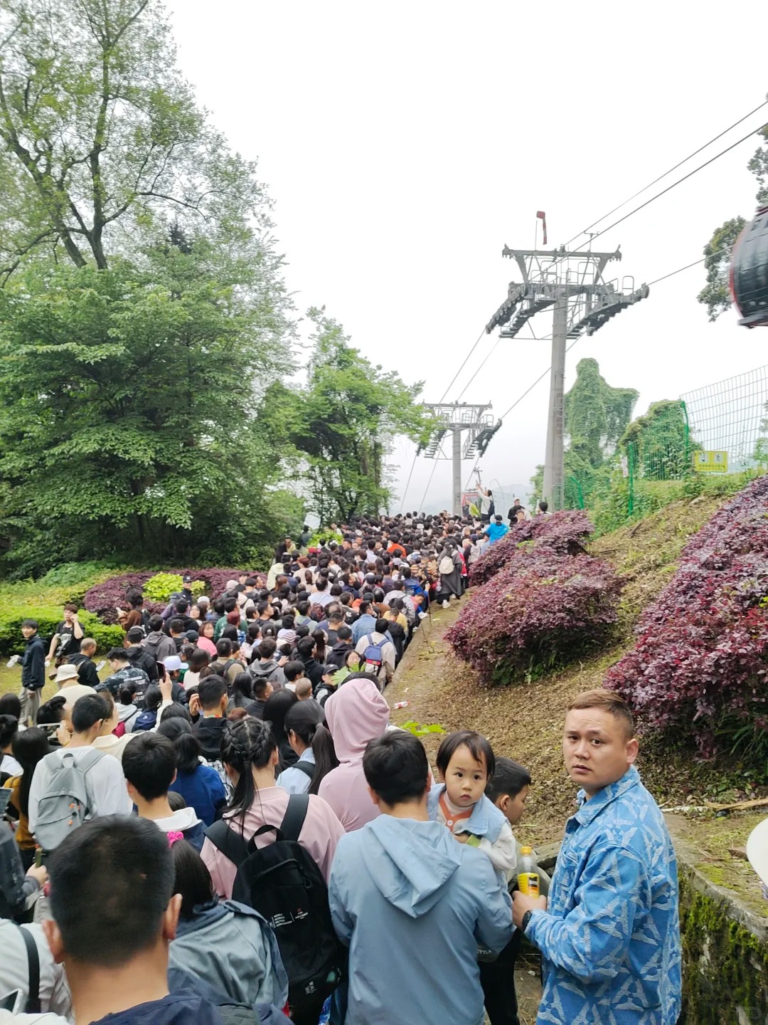 青城山别去，能劝一个是一个
红色预警，门票贵80观光车35，索道60，船票10，