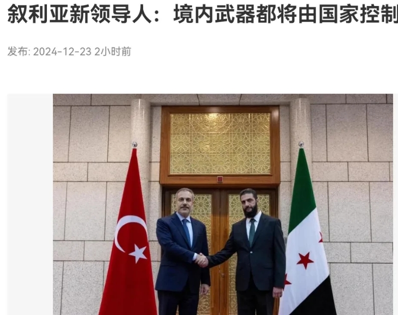 叙利亚政府开始“削藩”了！