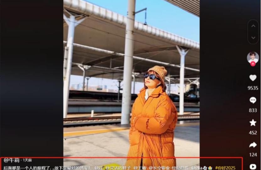 近日，52岁的演员牛莉疑似离婚的传闻引发了网友的广泛关注。1月12日，牛莉在社交