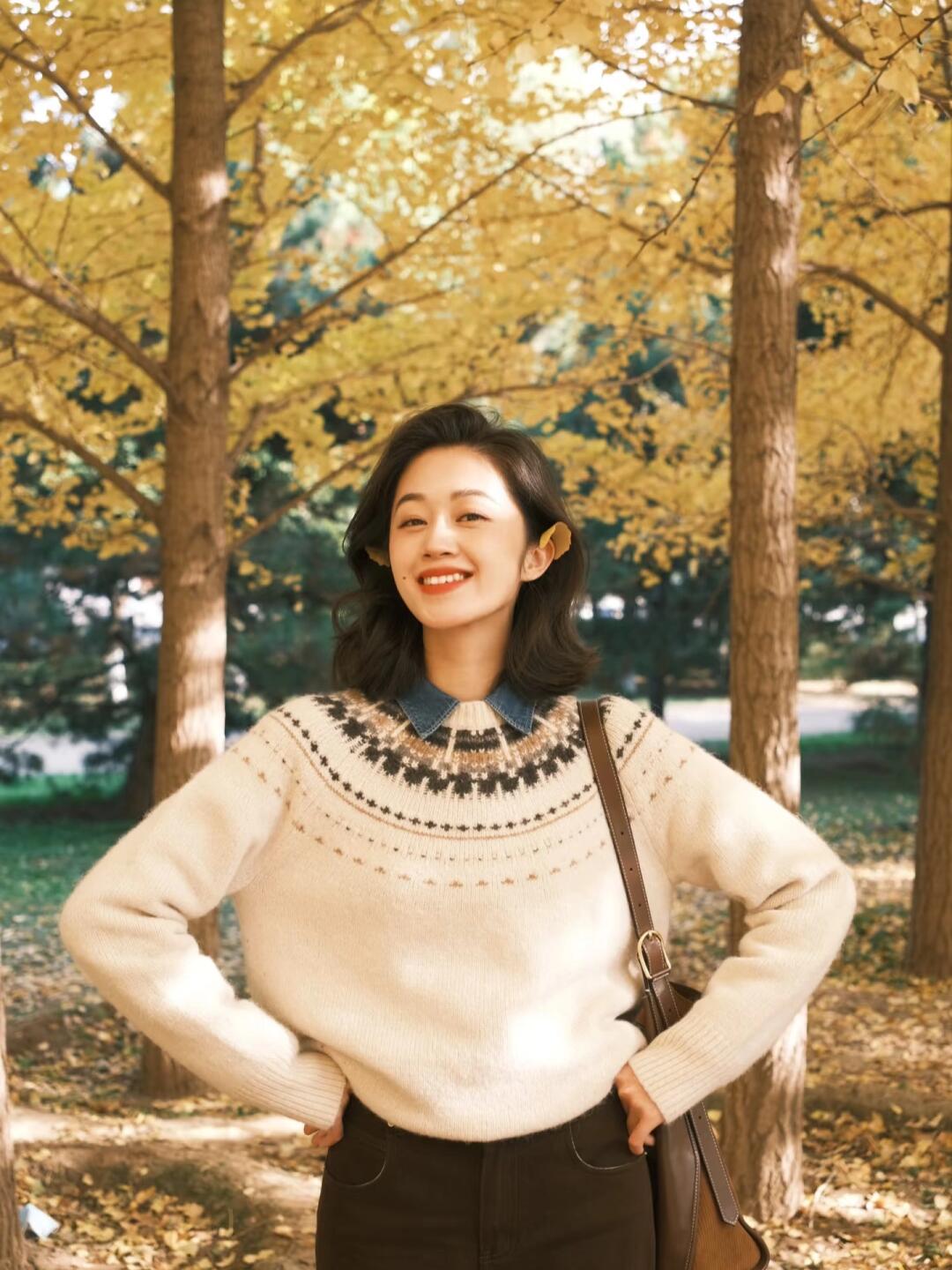 秋天🍂是这么灿烂的季节吖♪（ｖ＾