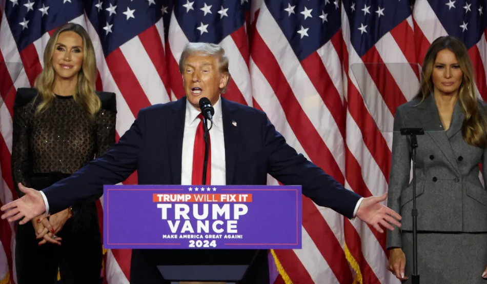 特朗普的二儿媳妇劳拉·特朗普辞去了共和党全国委员会（RNC）主席职位，将全力争取