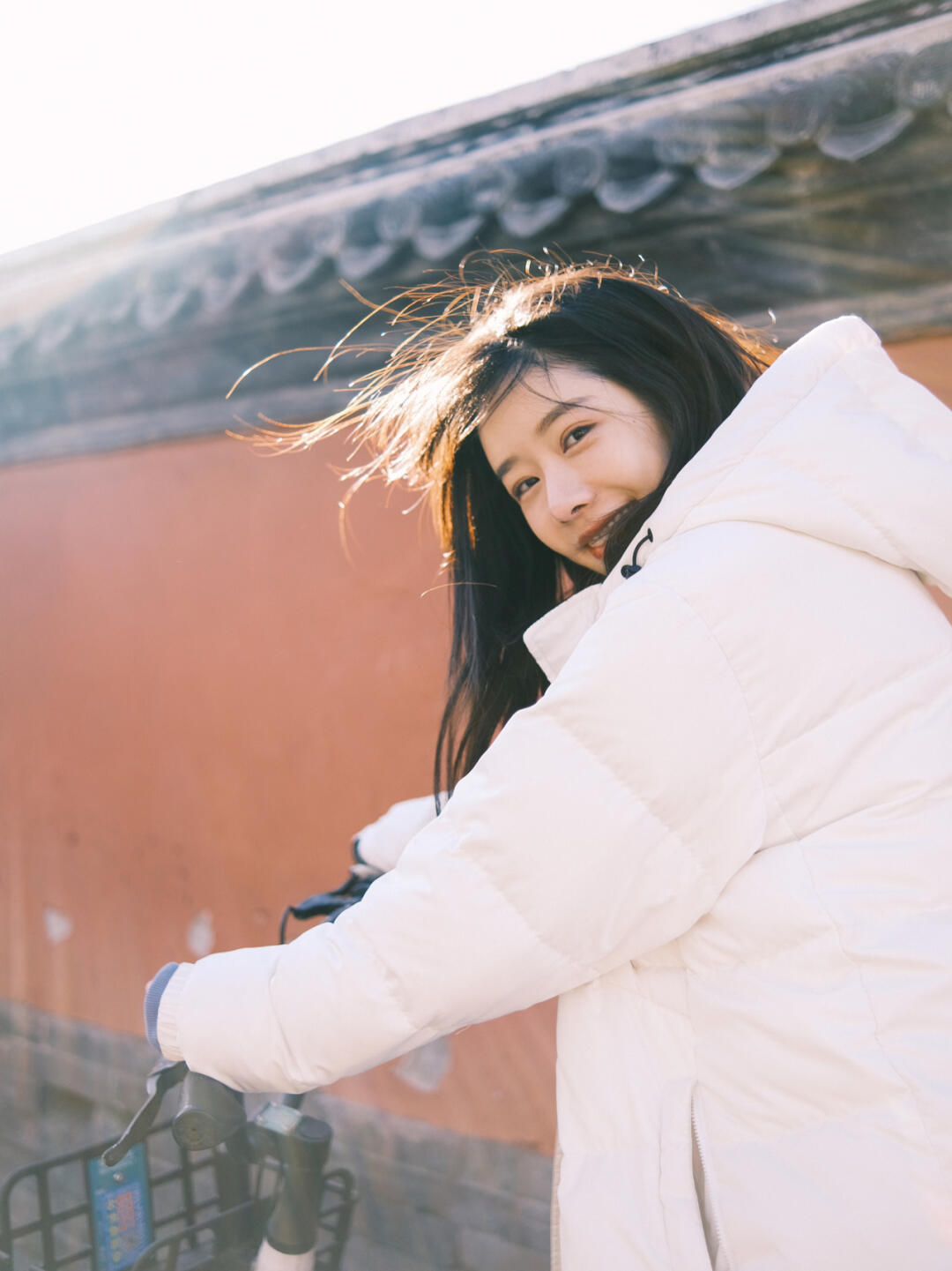 冬天仙女逆光这样拍✨北京鼓楼