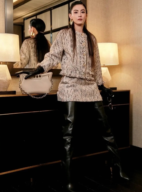 张柏芝，165cm，辣妈中的“精品”。