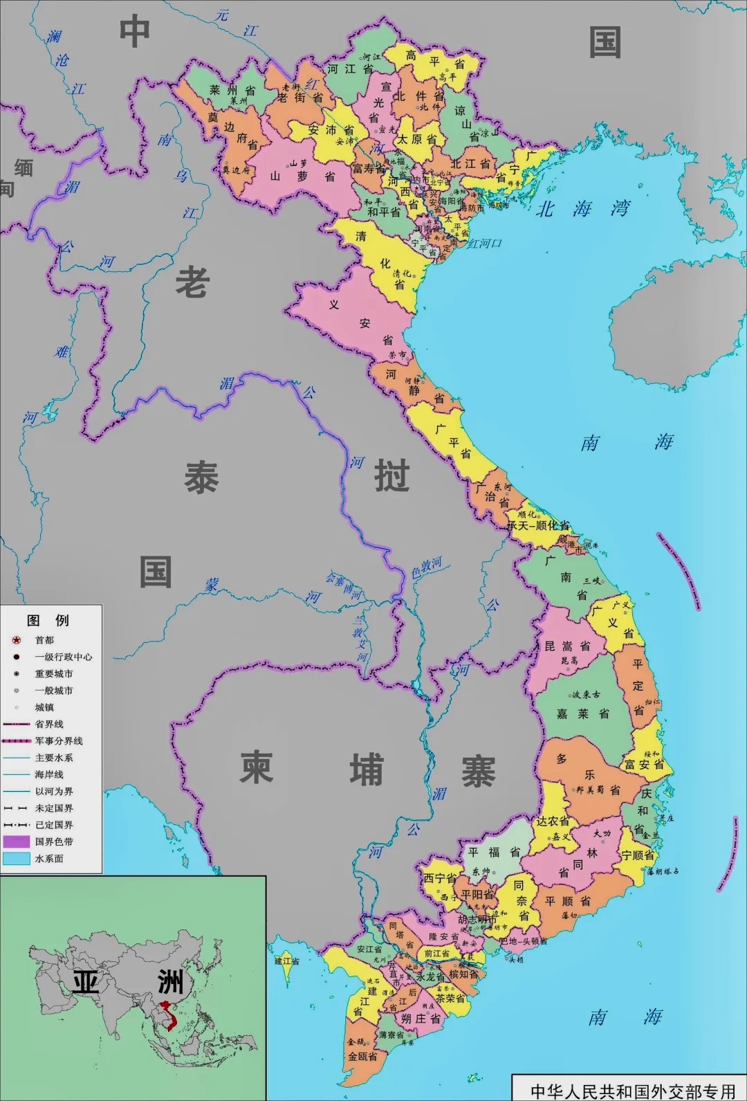 看着越南3500公里的海岸线，口水流了半天
中南半岛一半的海岸线几乎都是越南的，